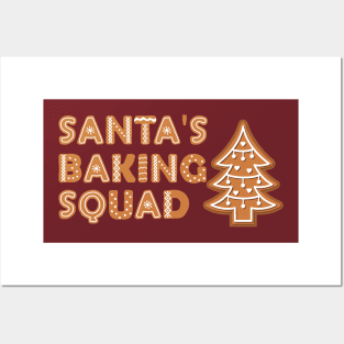 Santas Baking Squad Posters and Art